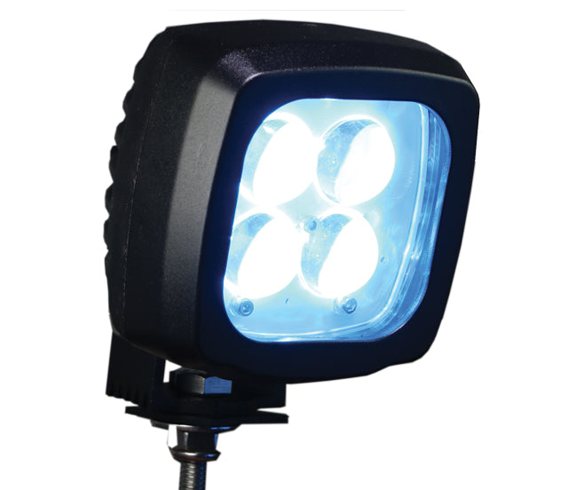 Big Blue Pedestrian Warning Spotlight - Forklift Training Safety Products