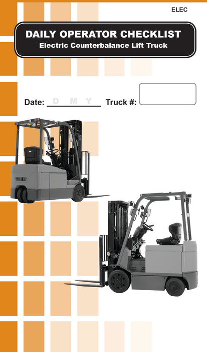 Checklist Caddy Re-fill Pack - Forklift Training Safety Products