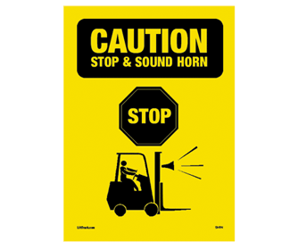 Safety Sign - Forklift Training Safety Products