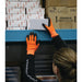 Orange Polyester Work Gloves with Polyurethane Coating - Forklift Training Safety Products