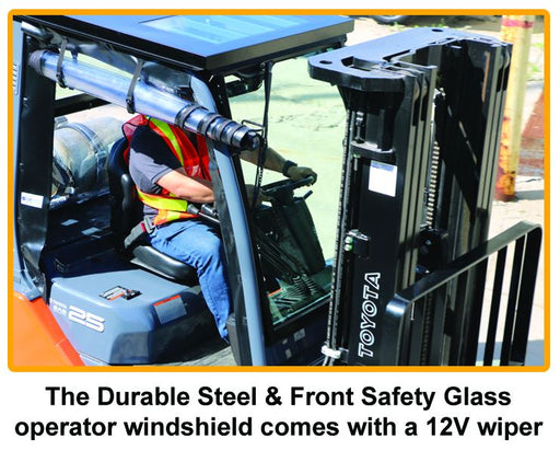 Tuffcab Forklift Panel Cab Enclosure - Forklift Training Safety Products